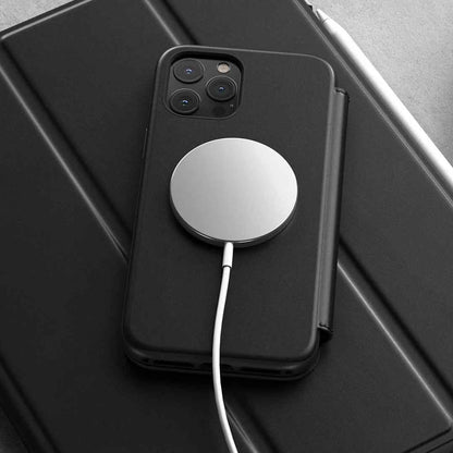 [ONLINE EXCLUSIVE] Nomad Rugged Folio Case for iPhone 12 - 12 Pro 5G 6.1" - Magsafe and 5G Compatible - Black ( Barcode : 856500019604 )
