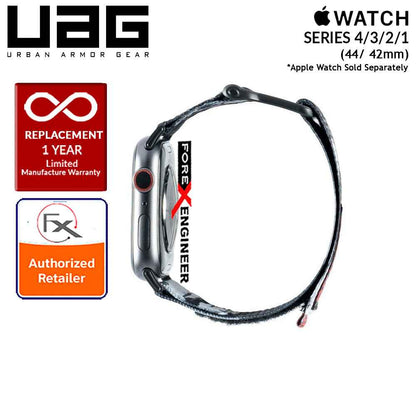 UAG Active Strap for Apple Watch Ultra 2/1 & all previous versions - High Strength Nylon Weave - Midnight Camo - Forexengineer-malaysia