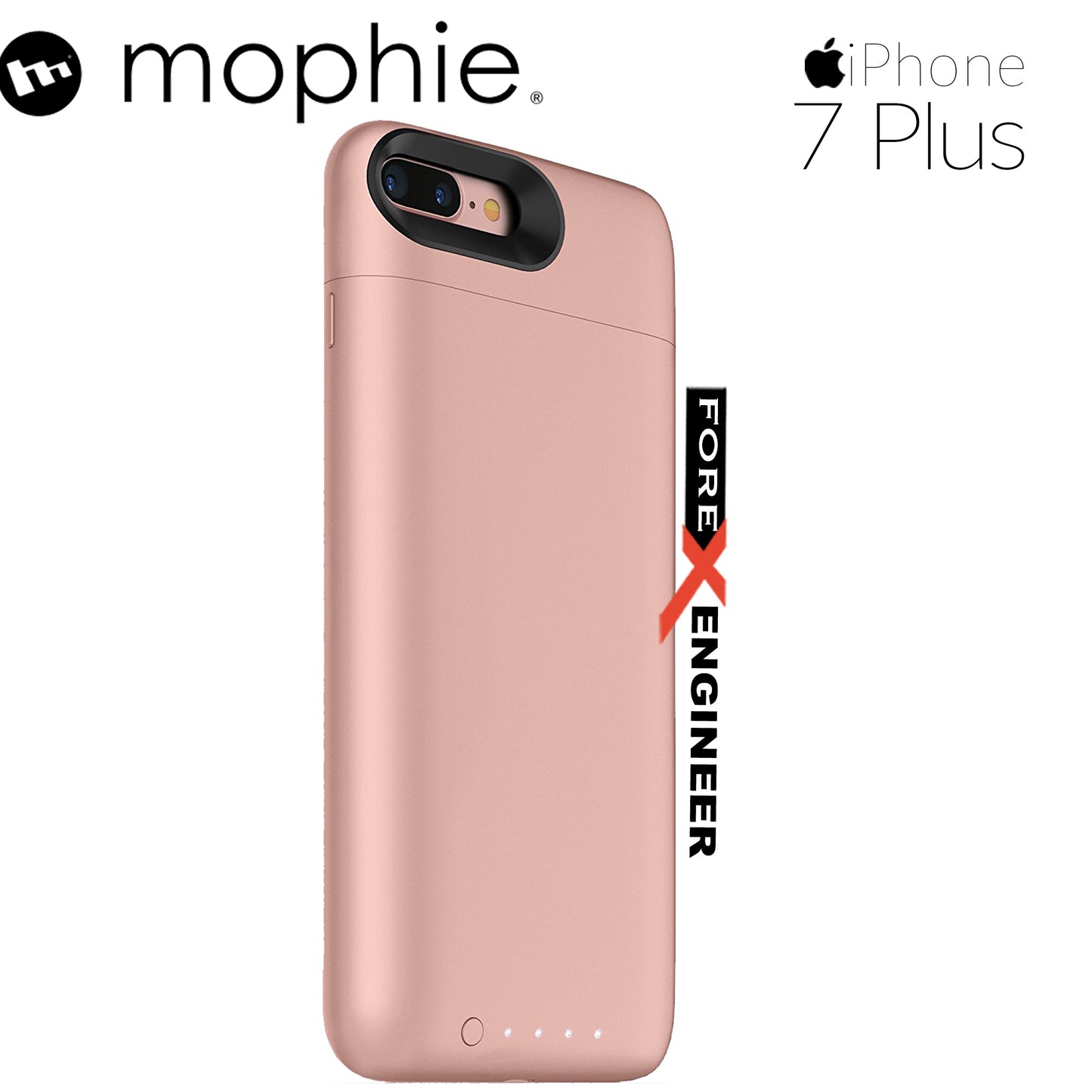 Mophie Juice Pack air for iphone 7 - 8 plus - rose gold color (wireless charge capable)