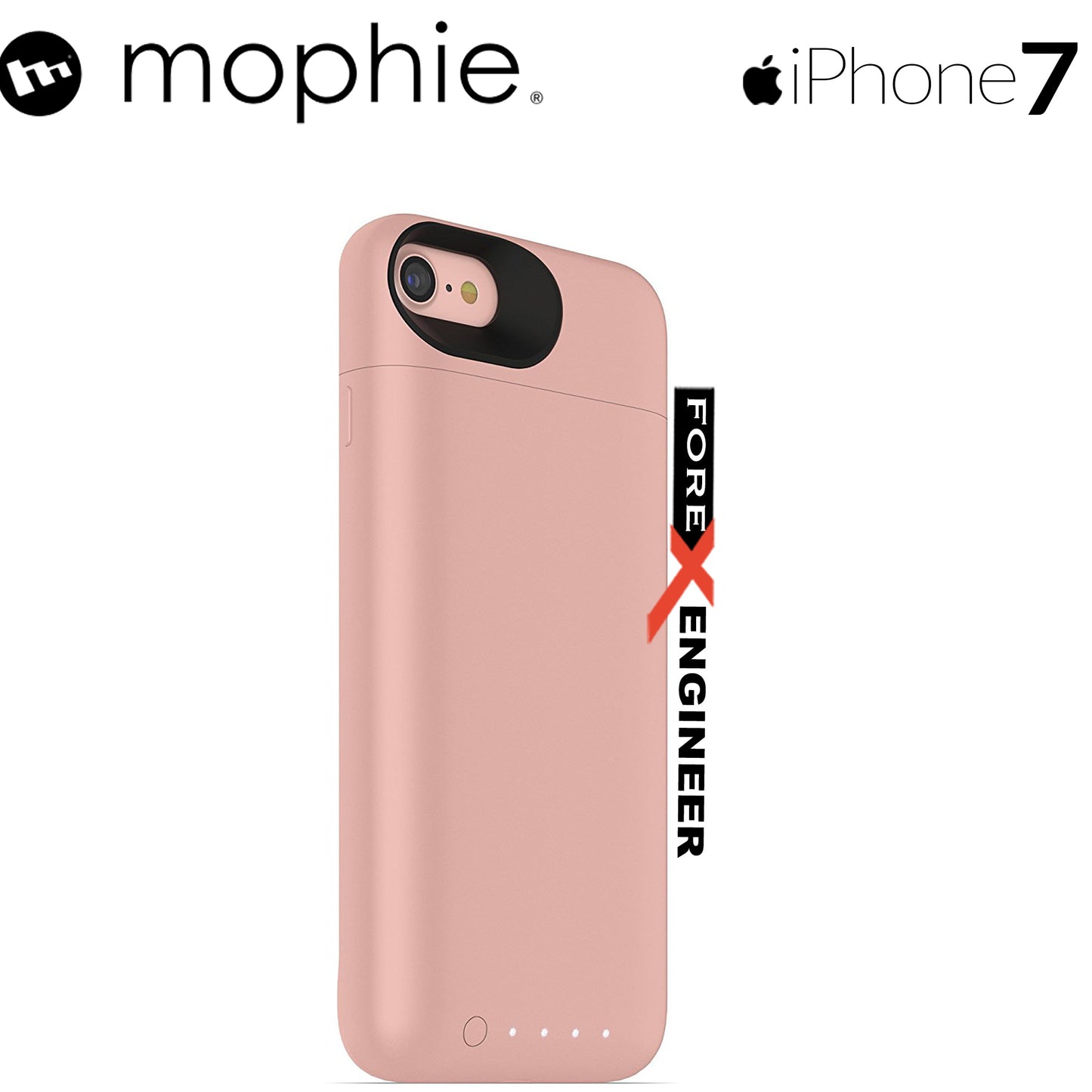 Mophie Juice Pack air for iphone 7 - 8 - rose gold color (wireless charge capable) (Compatible with iPhone SE 2nd Gen 2020)