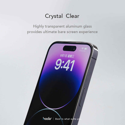 Hoda Tempered Glass Screen Protector for iPhone 14 Pro (Dust Free Helper Included) 0.33mm Full Coverage - Clear ( Barcode: 4711103545768 )