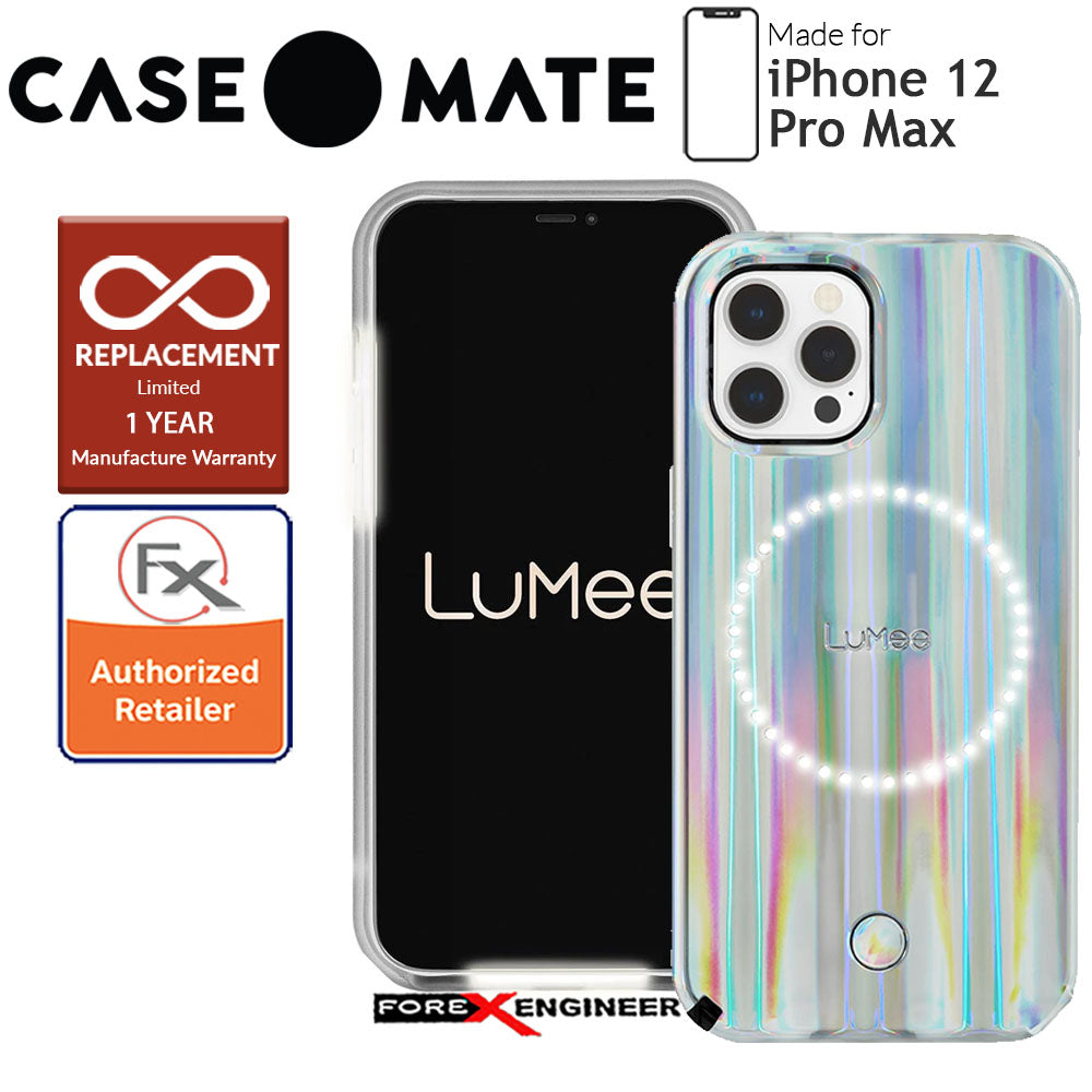 Case Mate LuMee Holographic for iPhone 12 Pro Max 5G 6.7" - Paris Hilton Edition with MicroPel (Barcode: 846127197175)