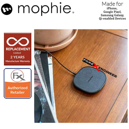 Mophie Wireless Charging Pad ( Fabric ) - 10W compact charging pad for Qi-enabled devices ( Barcode : 848467096613 )