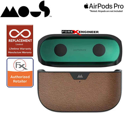 Mous for Airpods Pro Case - Comes with Carabiner Keychain - Brown Leather Colour ( Barcode : 5060624483158 )