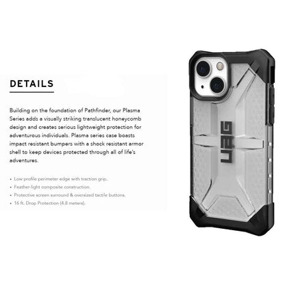 UAG Plasma for iPhone 13 5G 6.1" - Ice (Barcode: 810070364328 )
