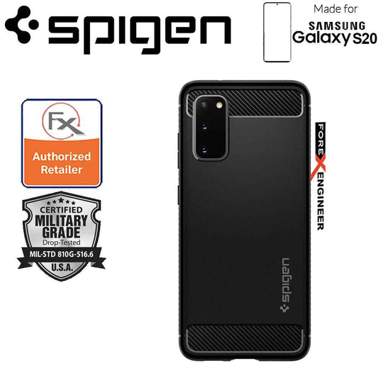 Spigen Rugged Armor for Samsung Galaxy S20 6.2" -  Matte Black Color