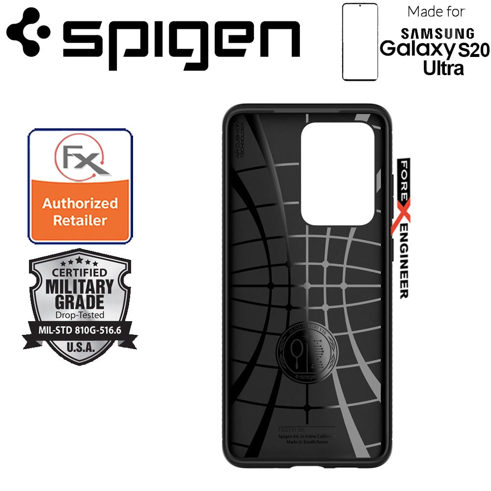 Spigen Rugged Armor for Samsung Galaxy S20 Ultra 6.9"  - Matte Black Color