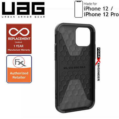 UAG Civilian for iPhone  12  - 12 Pro  5G 6.1" - Black ( Barcode : 812451036077 )