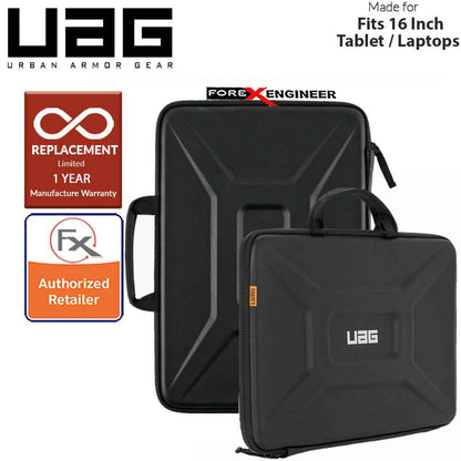 UAG Large Sleeve with Handle for Laptop 15" - 16" - 15 - 16 inch - Black Color ( Barcode : 812451034158 )