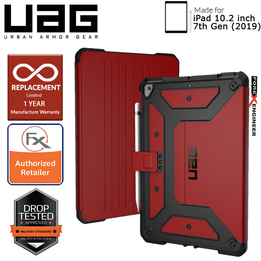 [RACKV2_CLEARANCE] UAG Metropolis for iPad 10.2 inch 7th - 8th - 9th Gen ( 2019 - 2021 ) - Magma Color (Barcode: 812451033373 )