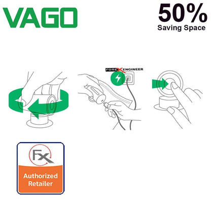 Vago Travel Portable Compressor Vacuum Bag ( FREE 1pcs Vago Vacuum Bag M size )  - Purple - Forexengineer-malaysia