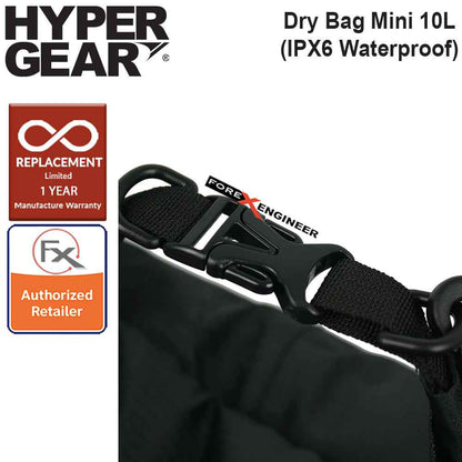 HyperGear Dry Bag Lite 10L - IPX6 Waterproof Specification - Black - Forexengineer-malaysia