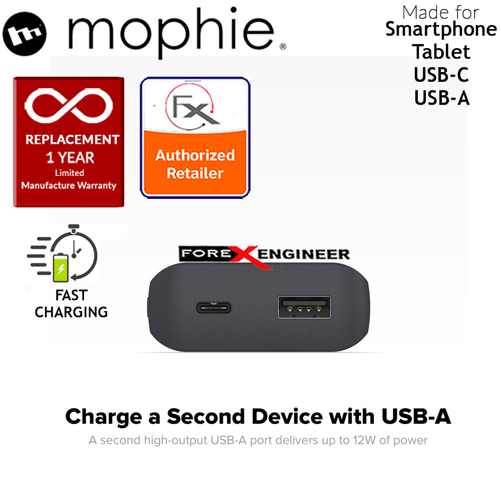 Mophie Powerstation PD XL 10,050mAh - PD 18W Fast Charge Up to 2.5 Times Faster Than a Standard Charger