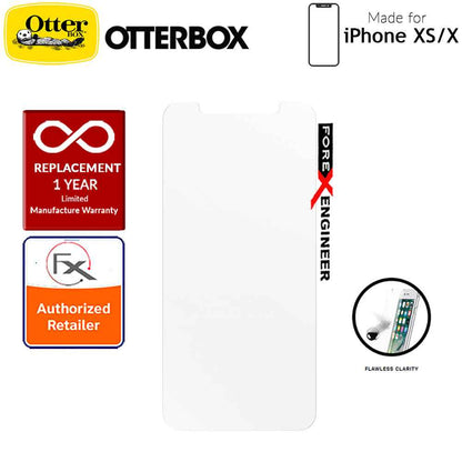 OtterBox Alpha Glass Screen Protector for iPhone Xs - X - Tempered Glass with Resists Scratches and Shattering - Clear - Forexengineer-malaysia
