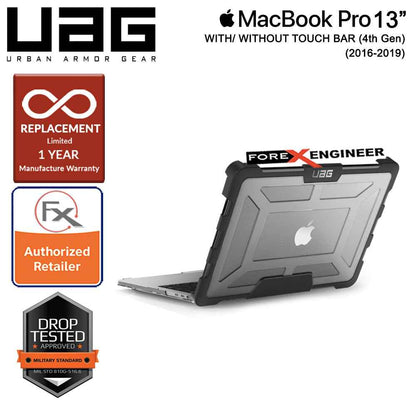 UAG Plasma for Macbook Pro 13 inch - 4th Gen (2016 - 2019) with - without Touch Bar - Ice color - Forexengineer-malaysia
