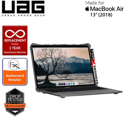 UAG Plyo for Macbook Air - M1 13‚Äù ( 2018 - 2020 ) -  Feather-Light Rugged Military Drop Tested - Ice ( Barcode : 812451031676 ) - Forexengineer-malaysia