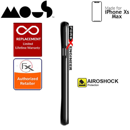 Mous Clarity Case for iPhone Xs Max - Air Shock High Impact Material - Clarity Black - Forexengineer-malaysia