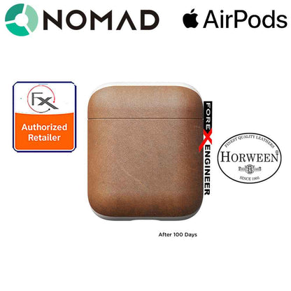 [ONLINE EXCLUSIVE] Nomad Rugged Case for AirPods - Genuine Premium Horween Leather from USA - Natural - Forexengineer-malaysia