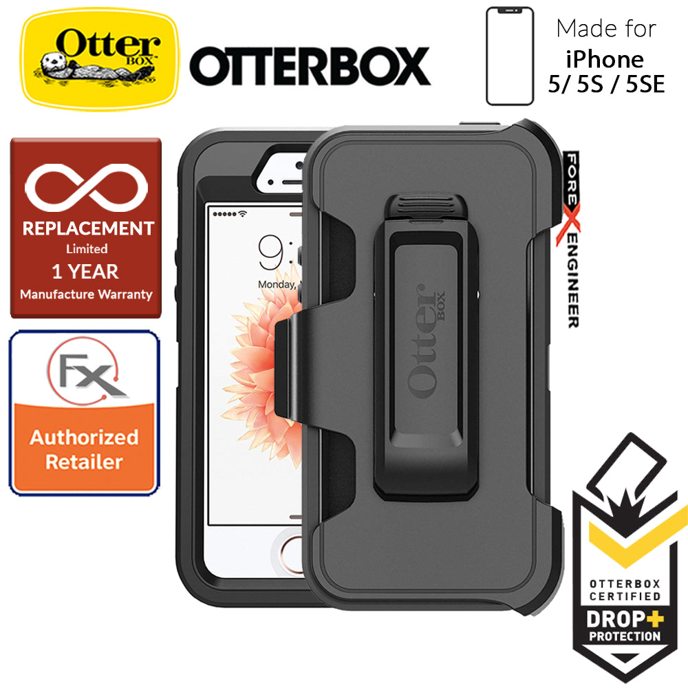 OtterBox Defender Series for iPhone 5-5s-SE - Black