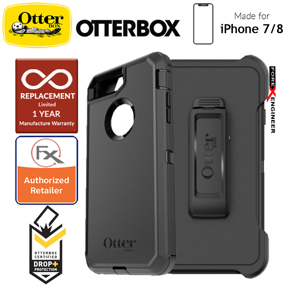 Otterbox Defender Series for iPhone 8 - 7 - Black (Compatible with iPhone SE 2nd Gen 2020) (660543424949)