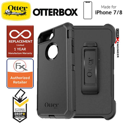 Otterbox Defender Series for iPhone 8 - 7 - Black (Compatible with iPhone SE 2nd Gen 2020) (660543424949) - Forexengineer-malaysia