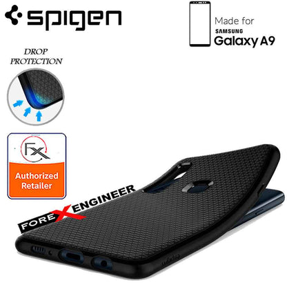 Spigen Liquid Air for Samsung Galaxy A9 (2018) - Matte Black - Forexengineer-malaysia