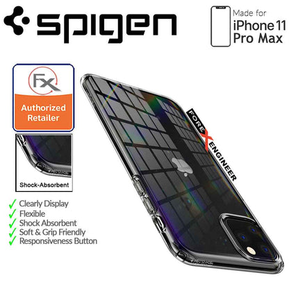 Spigen Liquid Crystal for iPhone 11 Pro Max - Clear - Forexengineer-malaysia