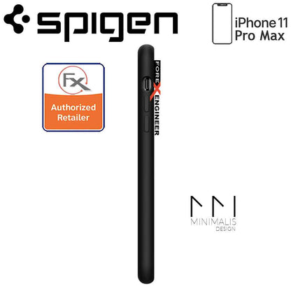 Spigen Silicone Fit for iPhone 11 Pro Max - Black
