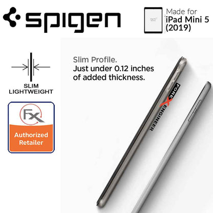 Spigen Smart Fold Case for iPad Mini 4 - iPad Mini 5 (2019) - Leather Tri-Fold Cover - Black - Forexengineer-malaysia