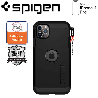 Spigen Tough Armor for iPhone 11 Pro (Black) - Forexengineer-malaysia