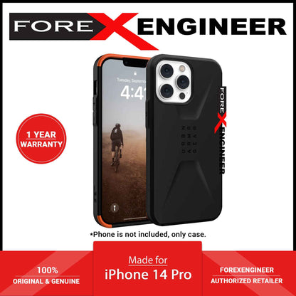 UAG Civilian for iPhone 14 Pro - Black