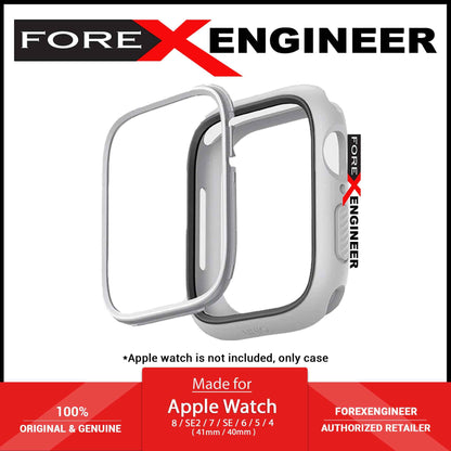 Uniq Moduo Case for Apple Watch ( 41mm - 40mm ) Series 8 - SE2 - 7 - 6 - SE - 5 - 4 - Chalk (Chalk-Stone Grey) (Barcode: 8886463680957 )