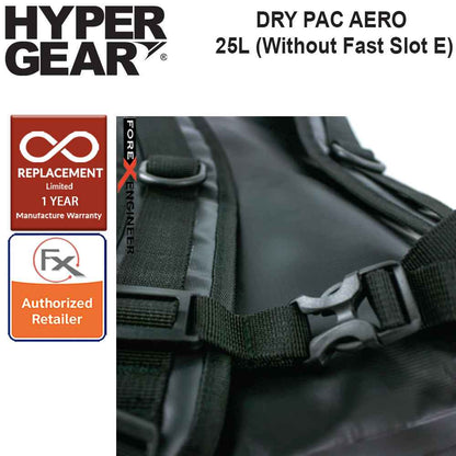 Hypergear Dry Pac ¬†Aero 25L - Heavy-duty Design and IPX6 Waterproof Specification - Black ( Base Only Without Fast Slot E) - Forexengineer-malaysia
