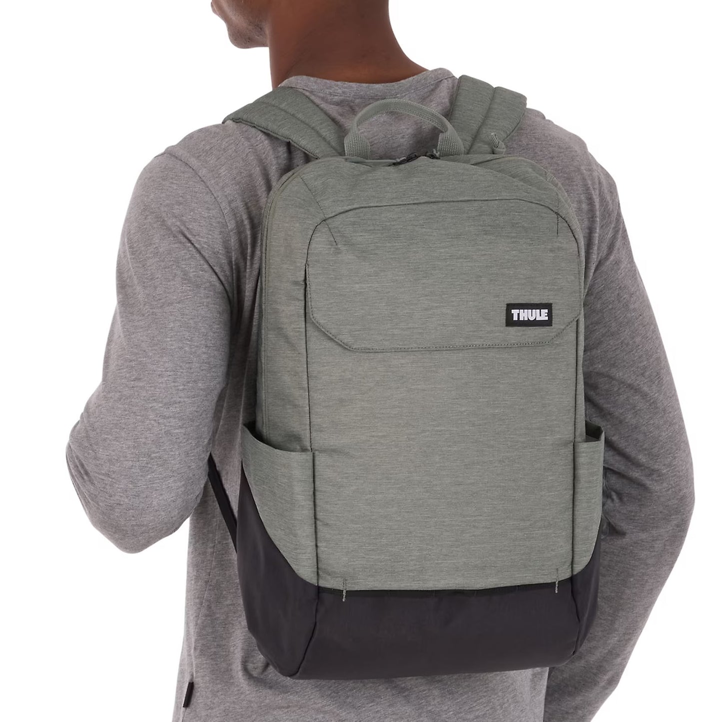 Thule Lithos Backpack 20L - Fit up to 15.6" Laptop or 16" MacBook - Agave Green-Black (Barcode: 0085854253383 )