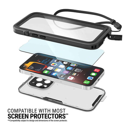 Catalyst Total Protection Waterproof Case for iPhone 13 Pro 6.1" 5G - Marine Blue