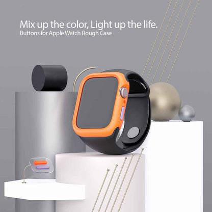 Hoda Rough Case for Apple Watch Series 7 - SE - 6 - 5 - 4 - 3 - 2 - 1 ( 45mm - 42mm - 44mm ) - Matte (Barcode : 4713381517567 )