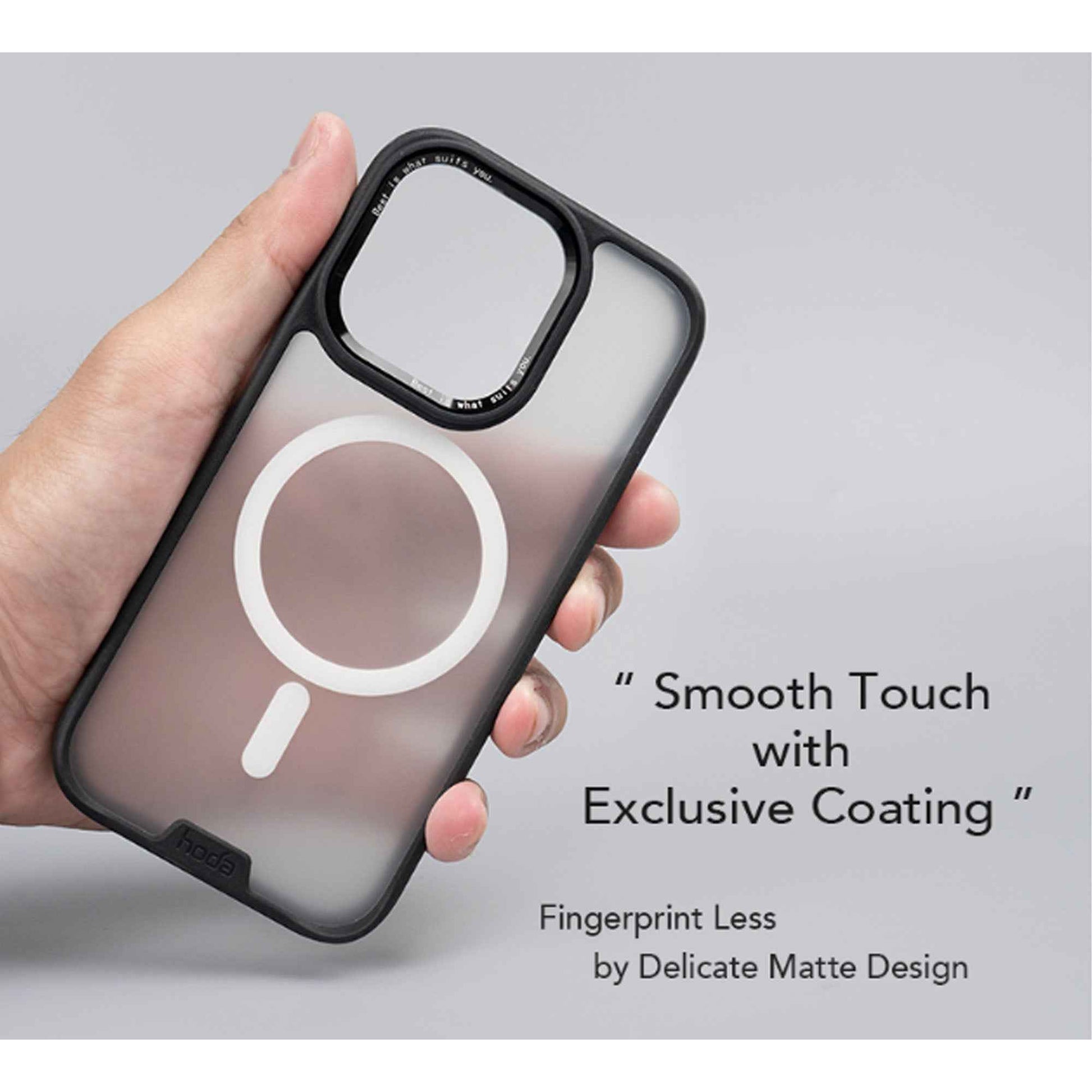 Hoda Rough Case for iPhone 14 - MagSafe Compatible Military Standard  - Black ( Barcode: 4711103545225 )