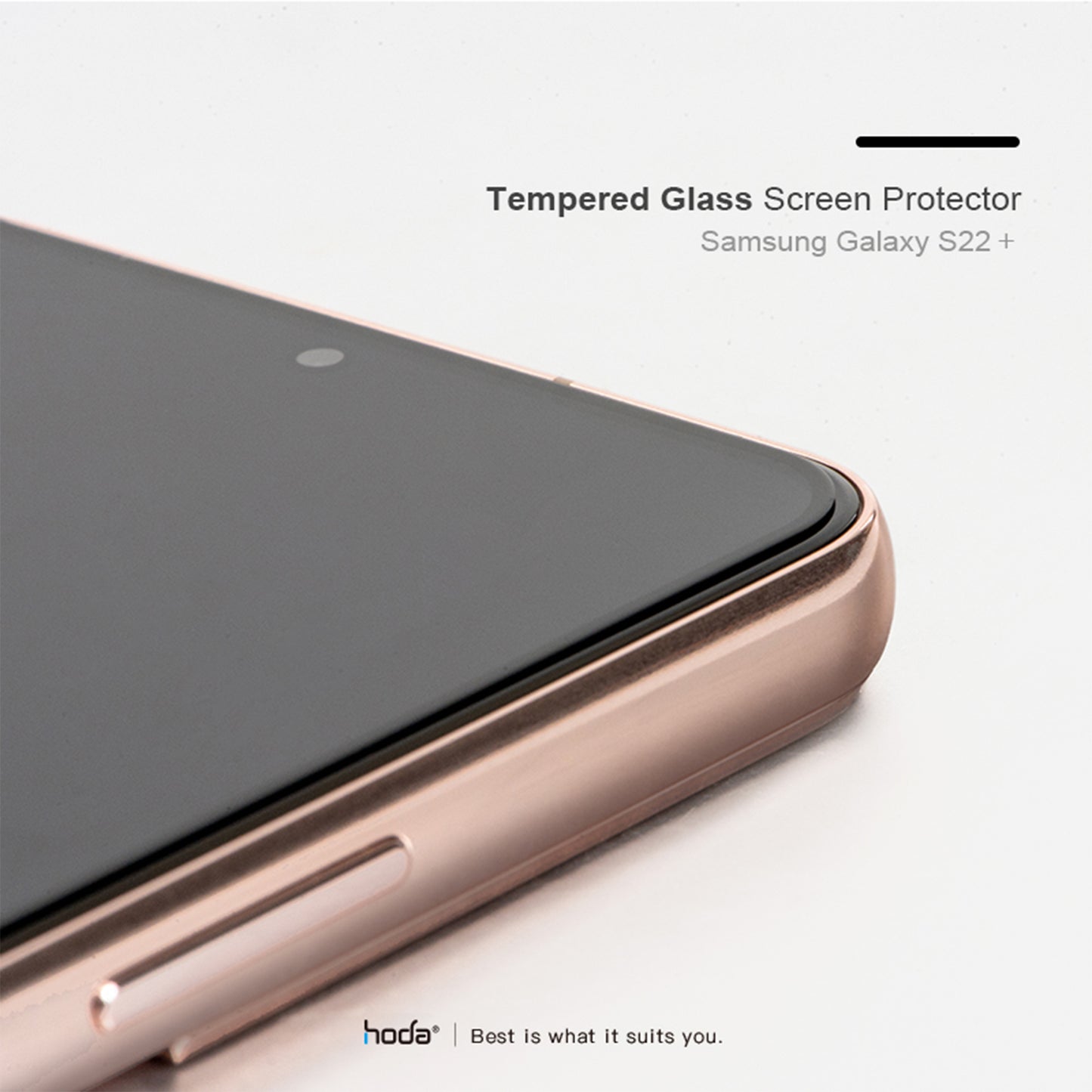 Hoda Tempered Glass for Samsung Galaxy S22 - 0.21mm 2.5D Full Coverage Screen Protector - Clear (Barcode: 4711103544129 )