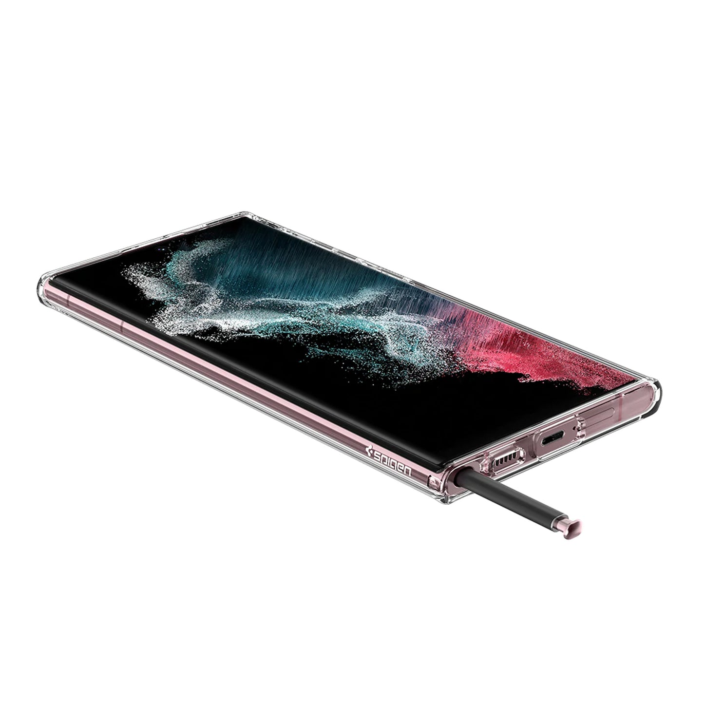 Spigen Ultra Hybrid Case for Samsung Galaxy S22 Ultra - Crystal Clear (Barcode: 8809811855531 )