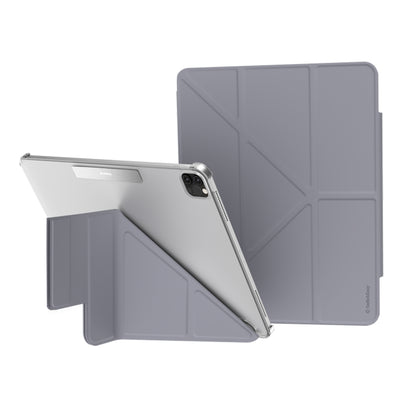 SwitchEasy Origami Nude for iPad Pro 12.9" ( 2021 - 2020 - 2018 ) - Flexi-Folding Folio Clear Case - Alaskan Blue (Barcode: 4895241108532 ) - Forexengineer -Malaysia- 4895241108532