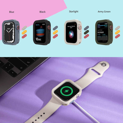 SwitchEasy COLORS Case for Apple Watch Series 7 - SE - 6 - 5 - 4 ( 45mm - 44mm ) - Abyss Blue (Barcode: 4895241104909 )