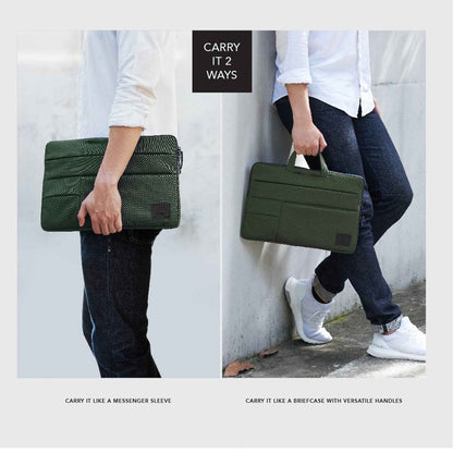 UNIQ Cavalier 2 in 1 Laptop Sleeve fit up to 15" Laptop with organise compartments - Grey (Barcode: 8886463663530 )