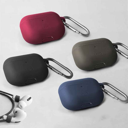 UNIQ Vencer for Airpods Pro - Active Silicone with Carabiner and Strap - Blue (Barcode: 8886463672891 )