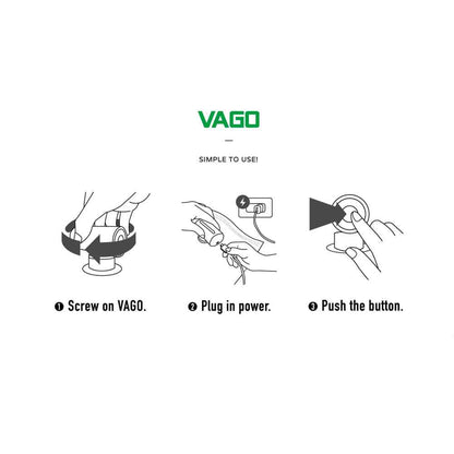 Vago Travel Portable Compressor Vacuum Bag + FREE 1pcs Vago Vacuum Bag M size - White (Barcode: 4713213549018 )