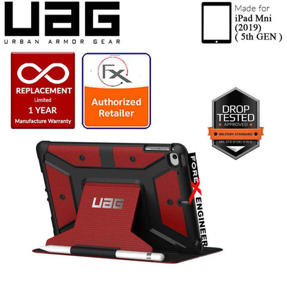 [READY STOCK] UAG Metropolis for iPad Mini 2019 ( 5th Gen ) Feather-Light Rugged - Military Drop Tested iPad Case - Magma - Forexengineer-malaysia