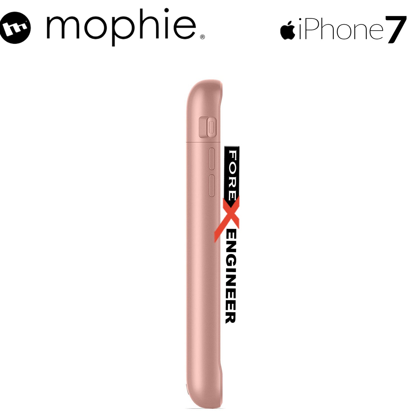Mophie Juice Pack air for iphone 7 - 8 - rose gold color (wireless charge capable) (Compatible with iPhone SE 2nd Gen 2020)