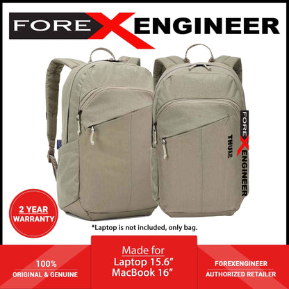 Thule Indago 23L Backpack - Fit up to 15.6" Laptop or 16" MacBook - Vetiver Gray