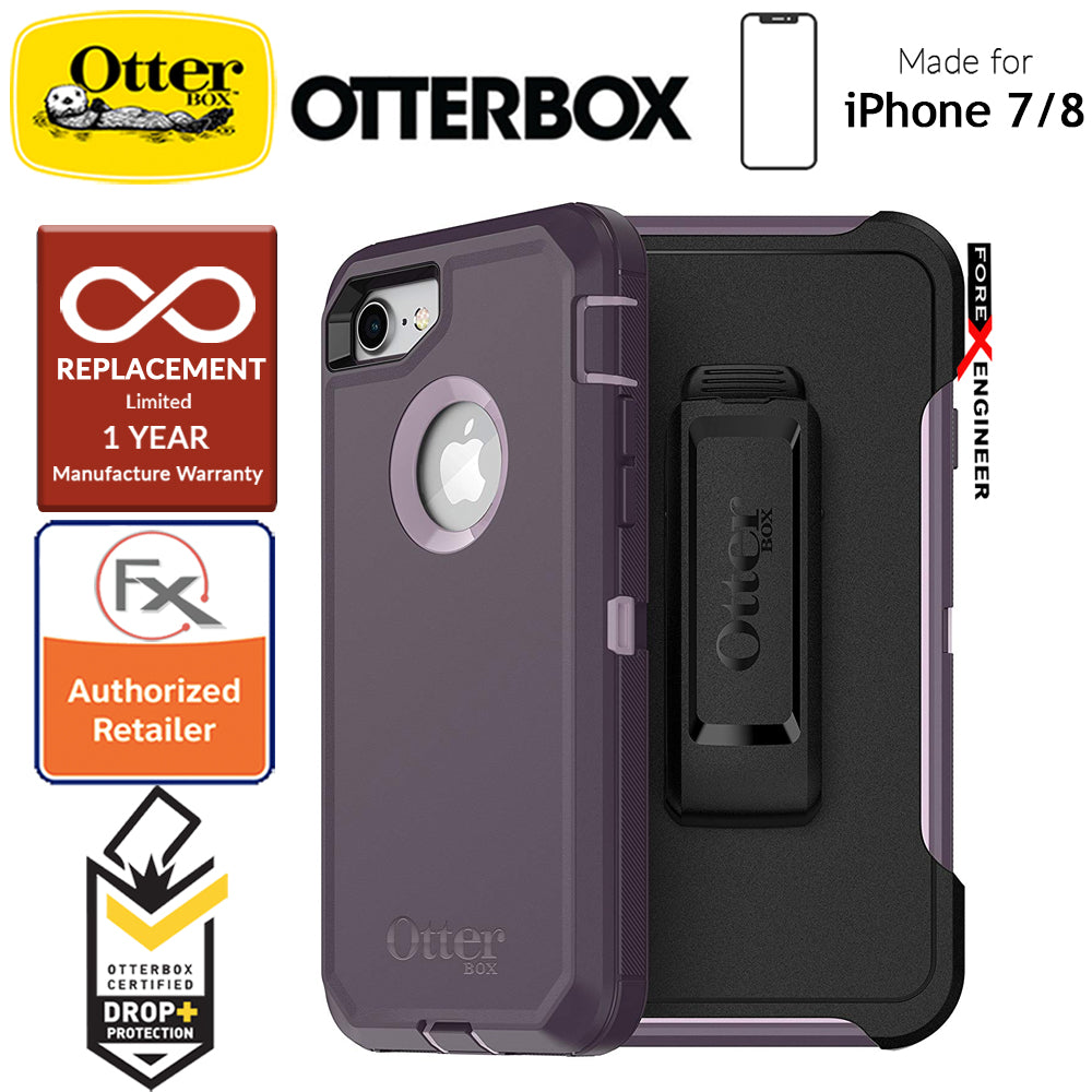 Otterbox Defender Series for iPhone 8 - 7 - Purple Nebula (Compatible with iPhone SE 2nd Gen 2020) (660543424963)