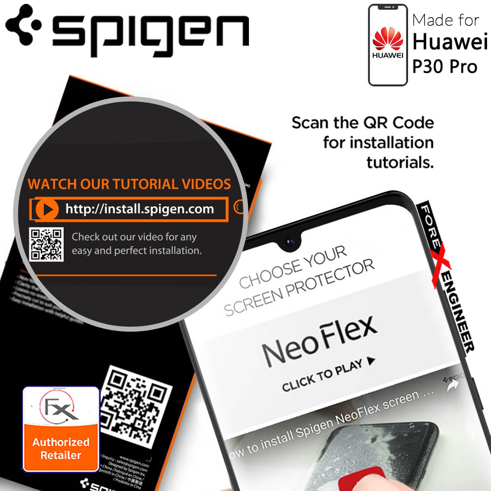 Spigen Neo Flex Film HD Screen Protector for Huawei P30 Pro - 2 pack