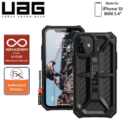 UAG Monarch for iPhone 12 Mini 5G 5.4"  - Rugged Military Drop Tested - ( Carbon Fibre ) ( Barcode : 812451035957 )
